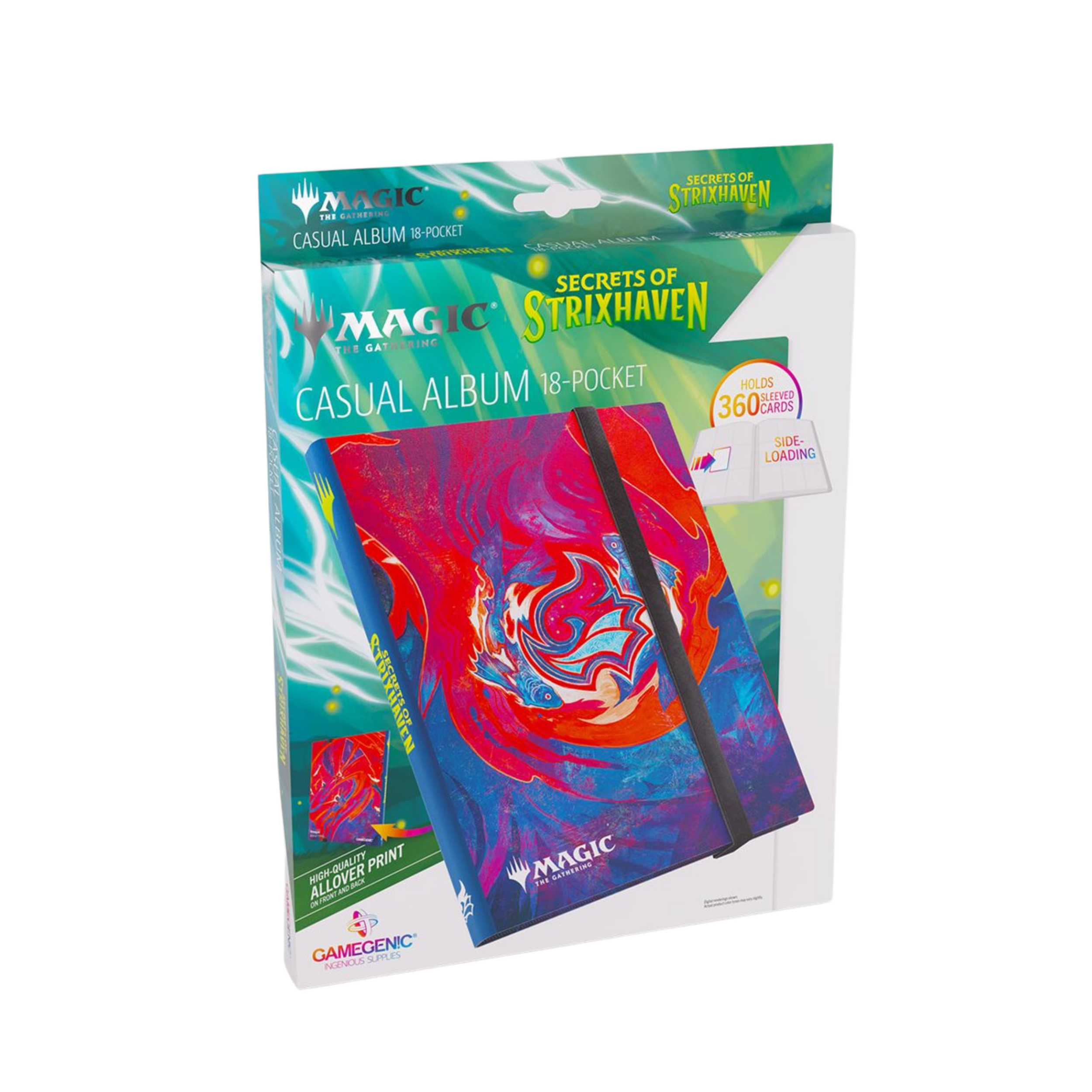 Gamegenic Secrets of Strixhaven Prismari 18 Pocket Album Binder